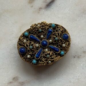 Gold&Blue Ornate Box